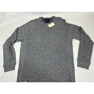 Lucky Brand Strong Boy Thermal Men's  XXL Long Sleeve Crewneck Shirt Gray NWT